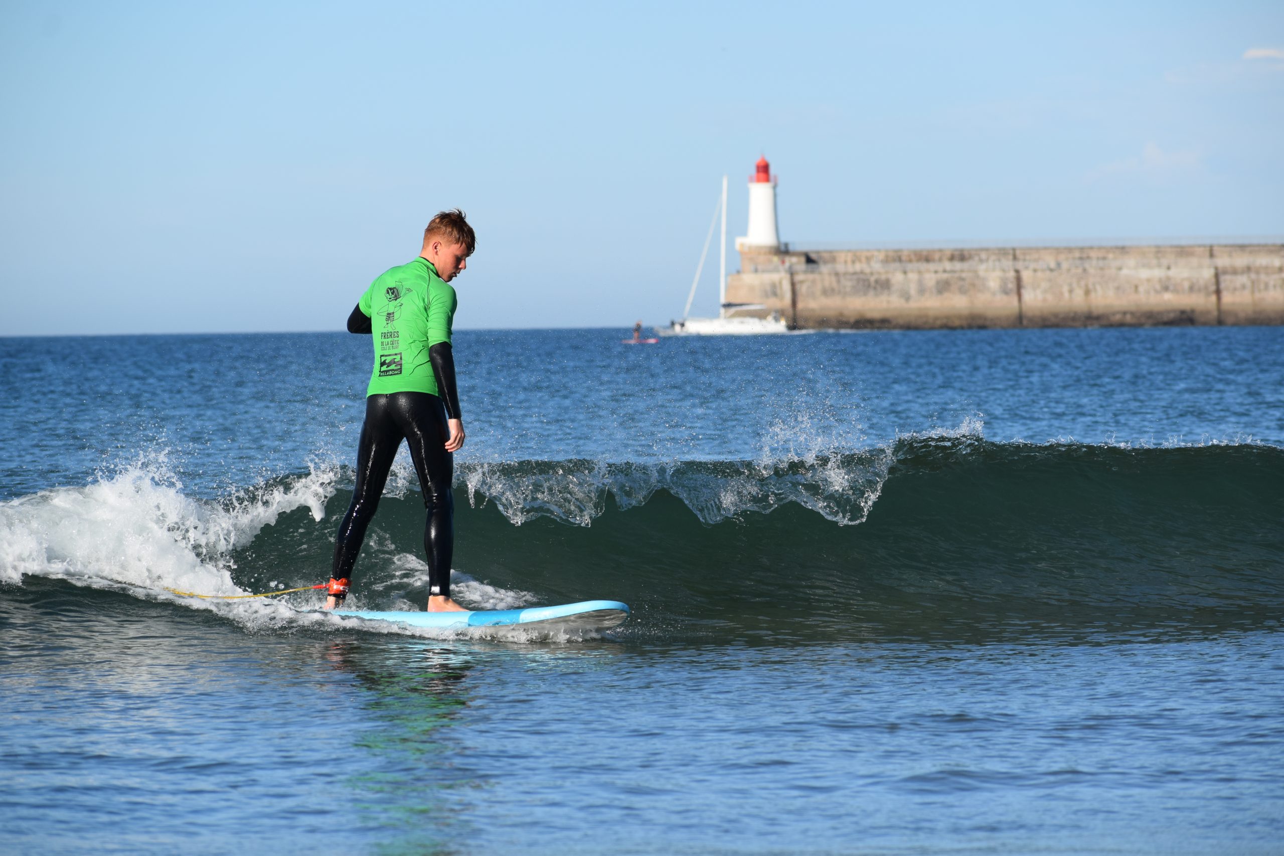 vague adolescent surf cours collectif les sables d'olonne