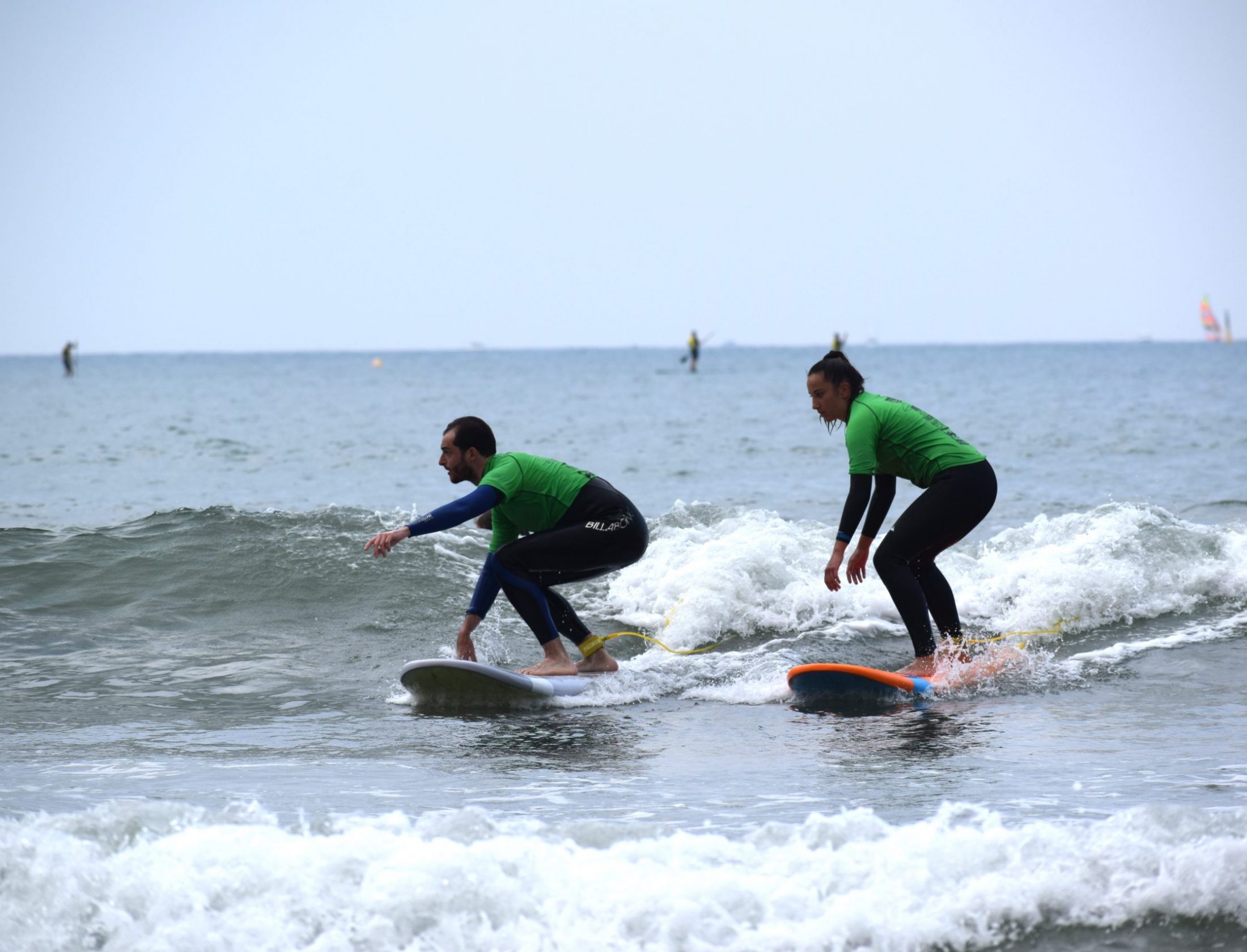vague adulte surf cours collectif les sables d'olonne